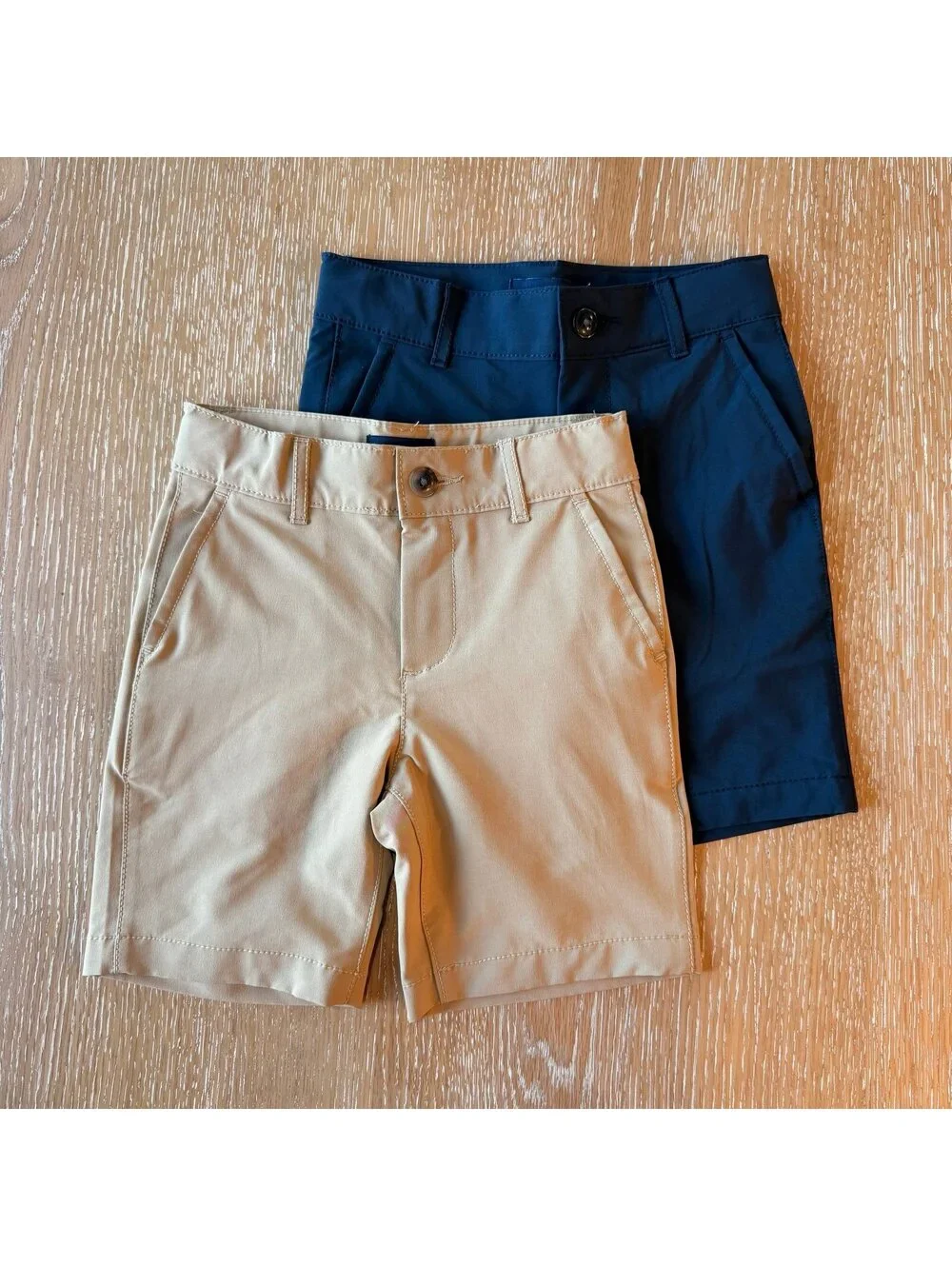 The Children’s Place Navy Blue and Khaki Shorts Bundle 4T